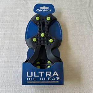 Korkers Ultra Ice Cleat Adjustable Traction Snow Ice Steel Studs One Size
